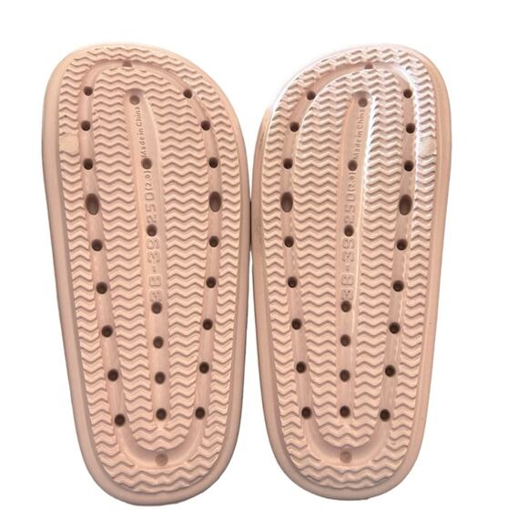 Kenneth Cole Mello Faux Pearl Studded Platform Slip On Slides NEW Size 7 - Picture 5 of 6